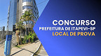 Prefeitura de Itapevi-SP convoca candidatos para as provas no dia 09/03